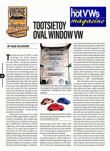TOOTSIETOY OVAL VOLKSWAGEN 