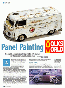 VolksWorld BANDAI VW BUS PANEL PAINTING